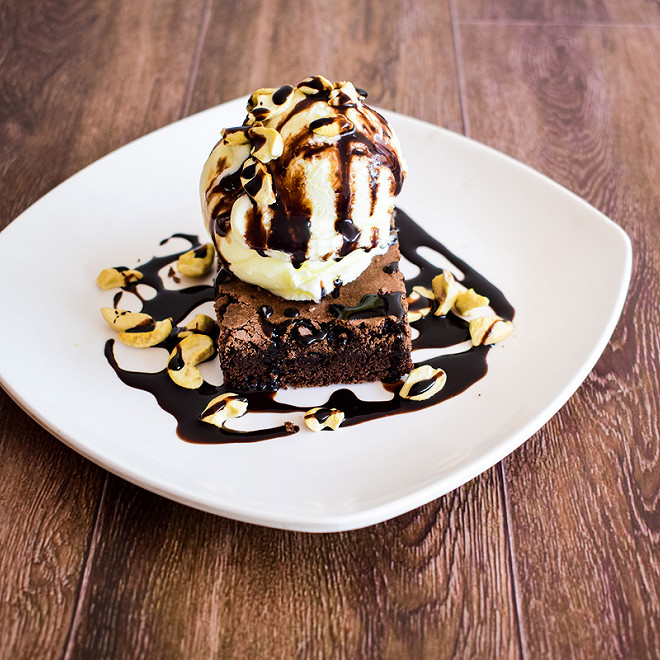 Brownie avec glace